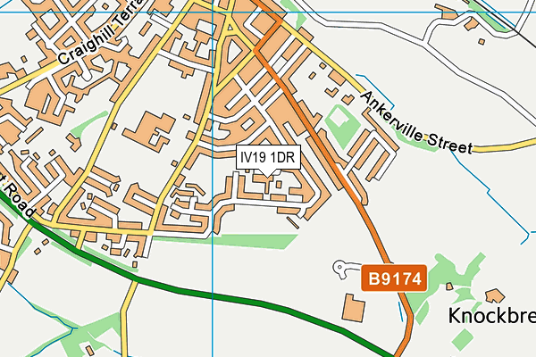 IV19 1DR map - OS VectorMap District (Ordnance Survey) IV19 1DR map - OS VectorMap District (Ordnance Survey)