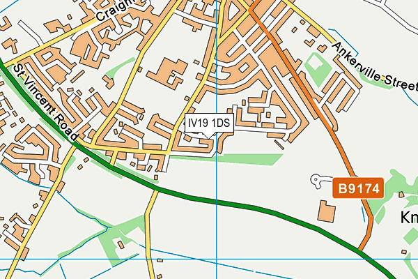 IV19 1DS map - OS VectorMap District (Ordnance Survey) IV19 1DS map - OS VectorMap District (Ordnance Survey)