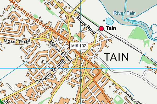 IV19 1DZ map - OS VectorMap District (Ordnance Survey) IV19 1DZ map - OS VectorMap District (Ordnance Survey)