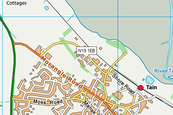 IV19 1EB map - OS VectorMap District (Ordnance Survey) IV19 1EB map - OS VectorMap District (Ordnance Survey)