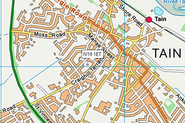 IV19 1ET map - OS VectorMap District (Ordnance Survey) IV19 1ET map - OS VectorMap District (Ordnance Survey)