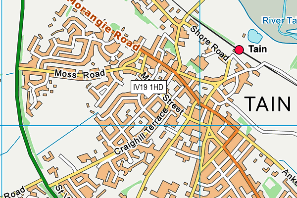IV19 1HD map - OS VectorMap District (Ordnance Survey) IV19 1HD map - OS VectorMap District (Ordnance Survey)