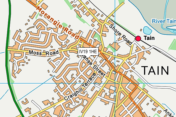 IV19 1HE map - OS VectorMap District (Ordnance Survey) IV19 1HE map - OS VectorMap District (Ordnance Survey)