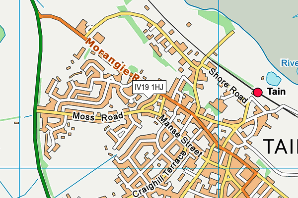 IV19 1HJ map - OS VectorMap District (Ordnance Survey) IV19 1HJ map - OS VectorMap District (Ordnance Survey)