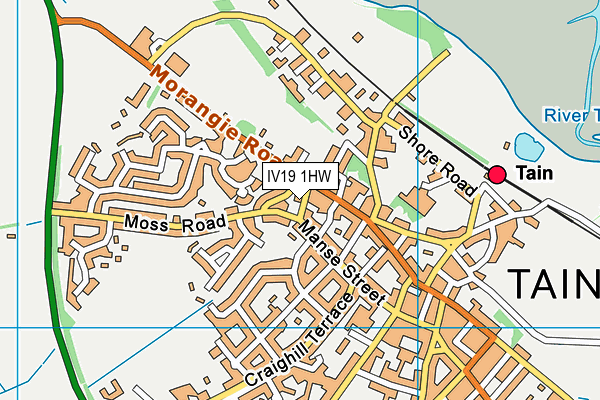 IV19 1HW map - OS VectorMap District (Ordnance Survey) IV19 1HW map - OS VectorMap District (Ordnance Survey)