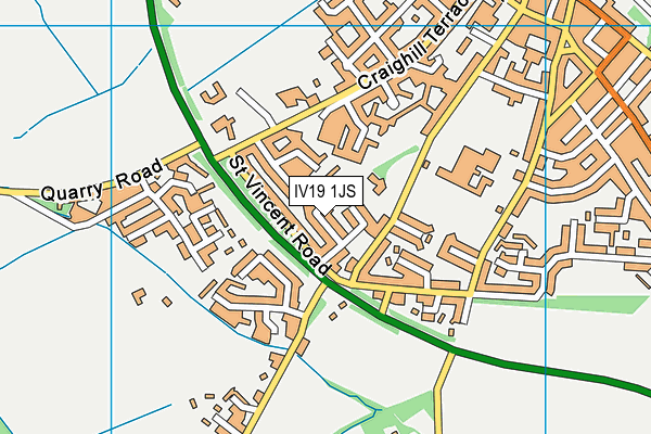 IV19 1JS map - OS VectorMap District (Ordnance Survey) IV19 1JS map - OS VectorMap District (Ordnance Survey)