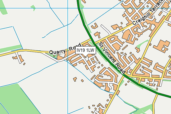 IV19 1LW map - OS VectorMap District (Ordnance Survey) IV19 1LW map - OS VectorMap District (Ordnance Survey)