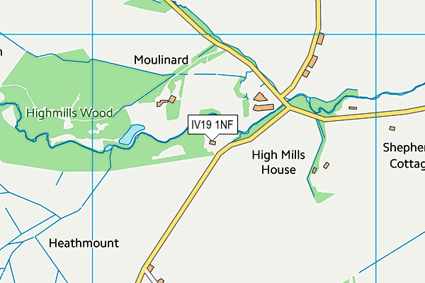 IV19 1NF map - OS VectorMap District (Ordnance Survey) IV19 1NF map - OS VectorMap District (Ordnance Survey)
