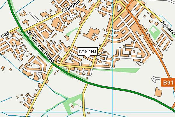 IV19 1NJ map - OS VectorMap District (Ordnance Survey) IV19 1NJ map - OS VectorMap District (Ordnance Survey)