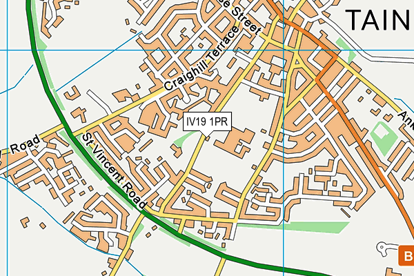 IV19 1PR map - OS VectorMap District (Ordnance Survey)