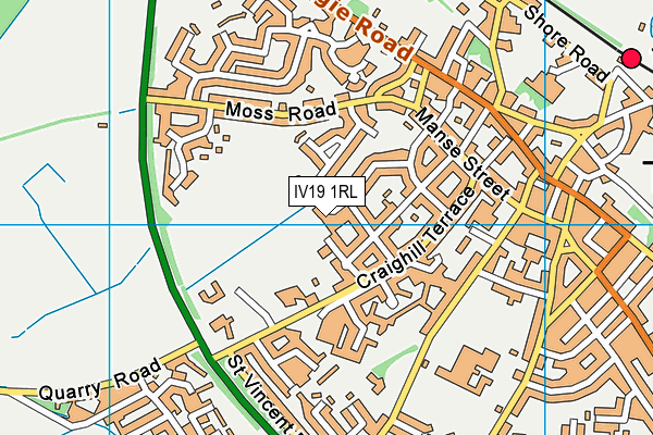 IV19 1RL map - OS VectorMap District (Ordnance Survey) IV19 1RL map - OS VectorMap District (Ordnance Survey)