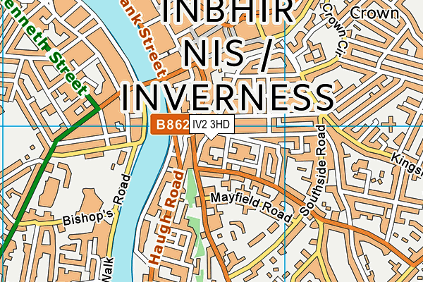 IV2 3HD map - OS VectorMap District (Ordnance Survey) IV2 3HD map - OS VectorMap District (Ordnance Survey)