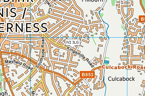 IV2 3LG map - OS VectorMap District (Ordnance Survey) IV2 3LG map - OS VectorMap District (Ordnance Survey)