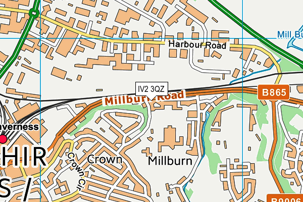 IV2 3QZ map - OS VectorMap District (Ordnance Survey) IV2 3QZ map - OS VectorMap District (Ordnance Survey)