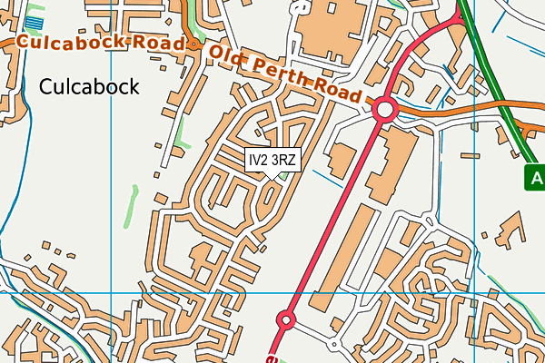 IV2 3RZ map - OS VectorMap District (Ordnance Survey) IV2 3RZ map - OS VectorMap District (Ordnance Survey)