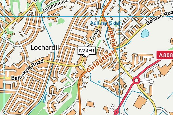 IV2 4EU map - OS VectorMap District (Ordnance Survey) IV2 4EU map - OS VectorMap District (Ordnance Survey)
