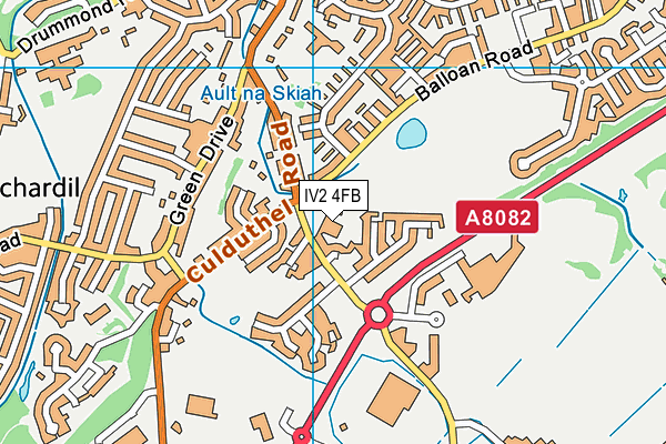 IV2 4FB map - OS VectorMap District (Ordnance Survey) IV2 4FB map - OS VectorMap District (Ordnance Survey)