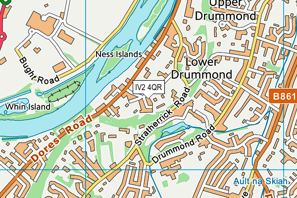 IV2 4QR map - OS VectorMap District (Ordnance Survey) IV2 4QR map - OS VectorMap District (Ordnance Survey)
