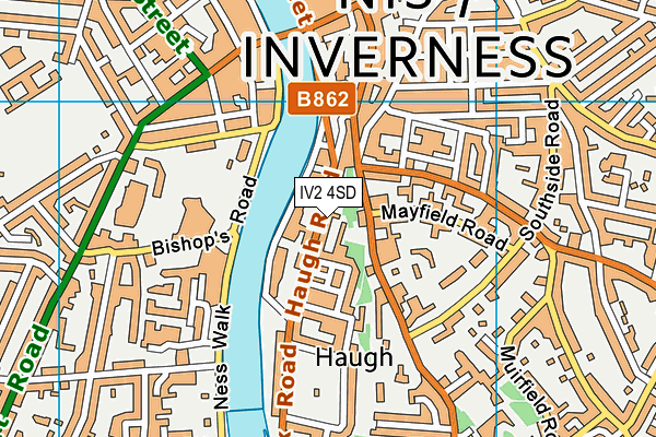 IV2 4SD map - OS VectorMap District (Ordnance Survey) IV2 4SD map - OS VectorMap District (Ordnance Survey)