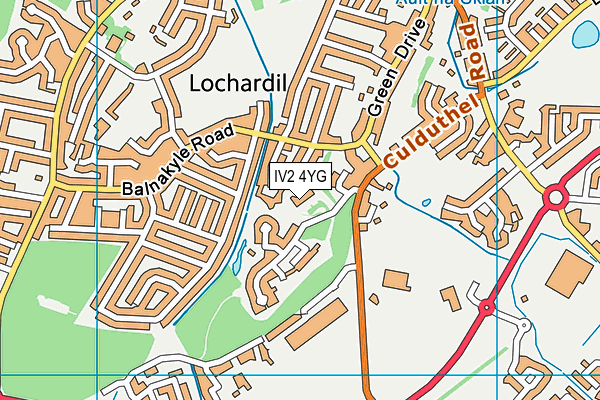 IV2 4YG map - OS VectorMap District (Ordnance Survey) IV2 4YG map - OS VectorMap District (Ordnance Survey)