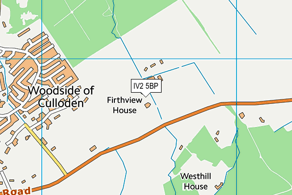 IV2 5BP map - OS VectorMap District (Ordnance Survey)