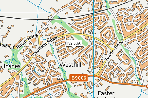 IV2 5GA map - OS VectorMap District (Ordnance Survey) IV2 5GA map - OS VectorMap District (Ordnance Survey)