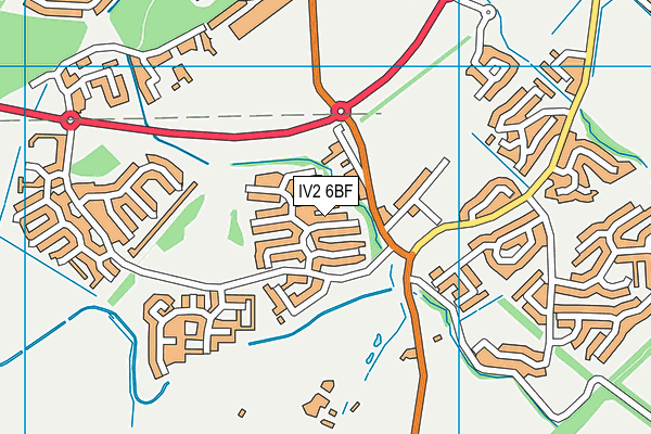 IV2 6BF map - OS VectorMap District (Ordnance Survey) IV2 6BF map - OS VectorMap District (Ordnance Survey)