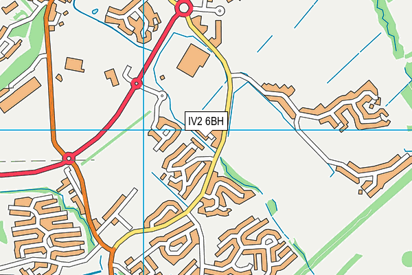 IV2 6BH map - OS VectorMap District (Ordnance Survey) IV2 6BH map - OS VectorMap District (Ordnance Survey)