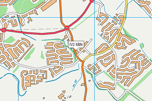 IV2 6BN map - OS VectorMap District (Ordnance Survey) IV2 6BN map - OS VectorMap District (Ordnance Survey)