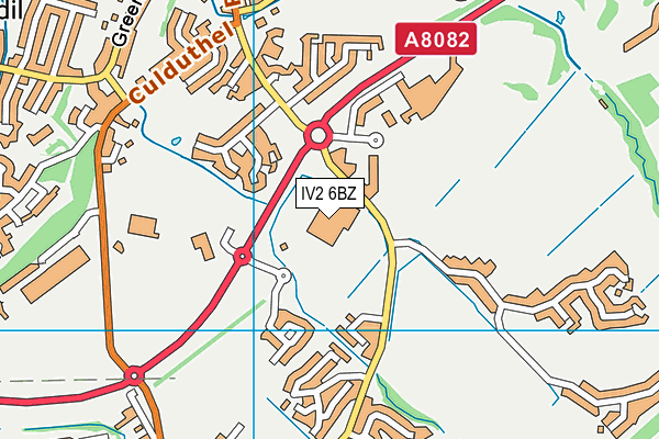 IV2 6BZ map - OS VectorMap District (Ordnance Survey) IV2 6BZ map - OS VectorMap District (Ordnance Survey)