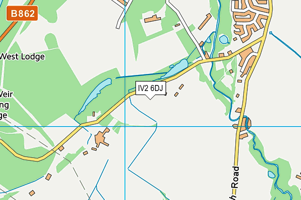 IV2 6DJ map - OS VectorMap District (Ordnance Survey) IV2 6DJ map - OS VectorMap District (Ordnance Survey)