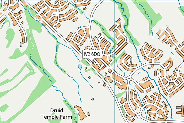 IV2 6DQ map - OS VectorMap District (Ordnance Survey) IV2 6DQ map - OS VectorMap District (Ordnance Survey)