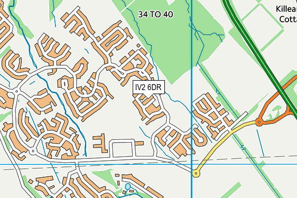 IV2 6DR map - OS VectorMap District (Ordnance Survey) IV2 6DR map - OS VectorMap District (Ordnance Survey)