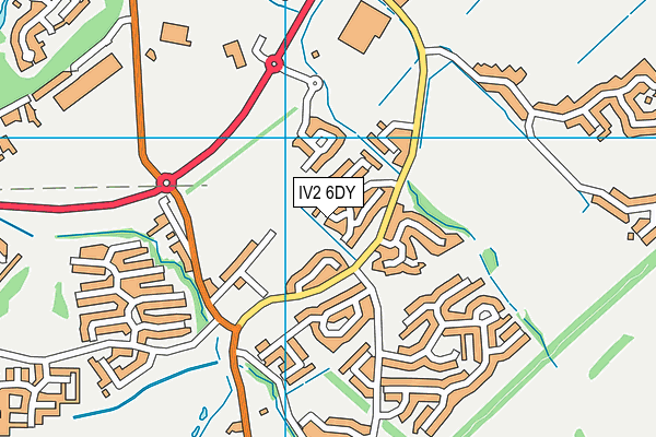 IV2 6DY map - OS VectorMap District (Ordnance Survey) IV2 6DY map - OS VectorMap District (Ordnance Survey)