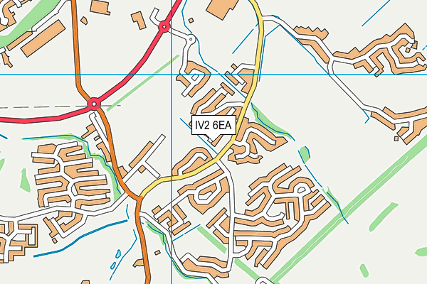 IV2 6EA map - OS VectorMap District (Ordnance Survey) IV2 6EA map - OS VectorMap District (Ordnance Survey)