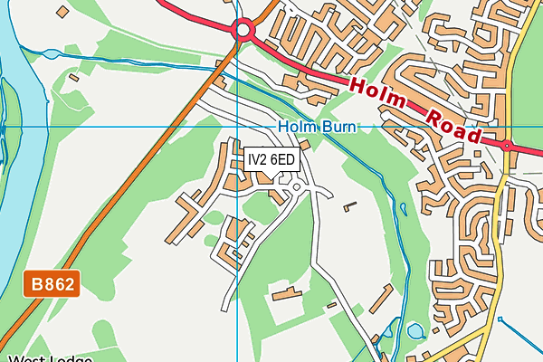 IV2 6ED map - OS VectorMap District (Ordnance Survey) IV2 6ED map - OS VectorMap District (Ordnance Survey)