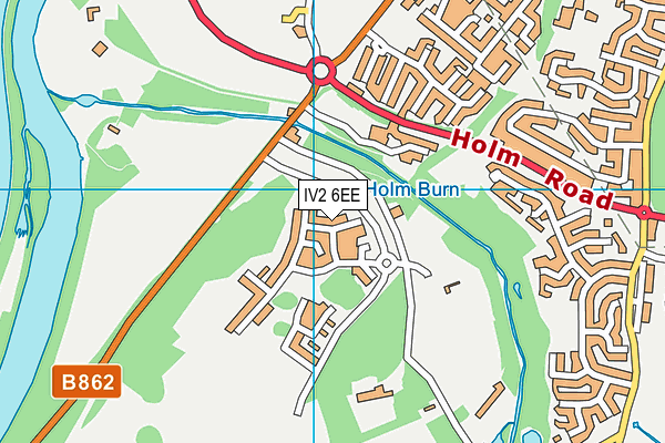 IV2 6EE map - OS VectorMap District (Ordnance Survey) IV2 6EE map - OS VectorMap District (Ordnance Survey)