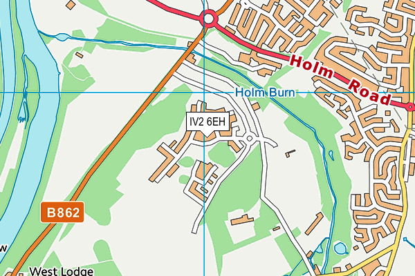 IV2 6EH map - OS VectorMap District (Ordnance Survey) IV2 6EH map - OS VectorMap District (Ordnance Survey)