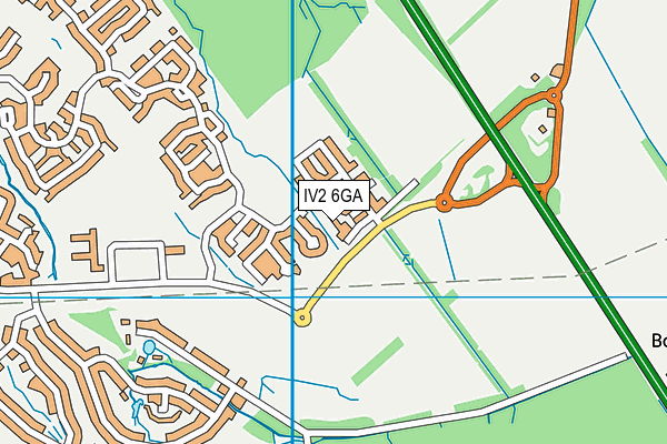 IV2 6GA map - OS VectorMap District (Ordnance Survey) IV2 6GA map - OS VectorMap District (Ordnance Survey)
