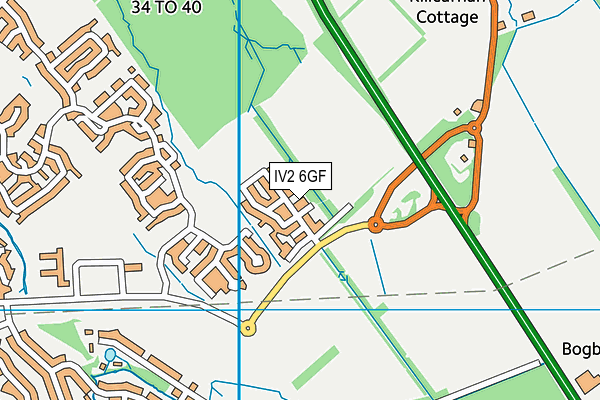 IV2 6GF map - OS VectorMap District (Ordnance Survey) IV2 6GF map - OS VectorMap District (Ordnance Survey)