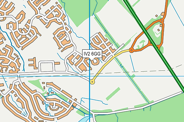 IV2 6GG map - OS VectorMap District (Ordnance Survey) IV2 6GG map - OS VectorMap District (Ordnance Survey)