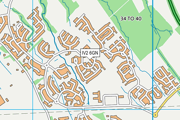 IV2 6GN map - OS VectorMap District (Ordnance Survey) IV2 6GN map - OS VectorMap District (Ordnance Survey)