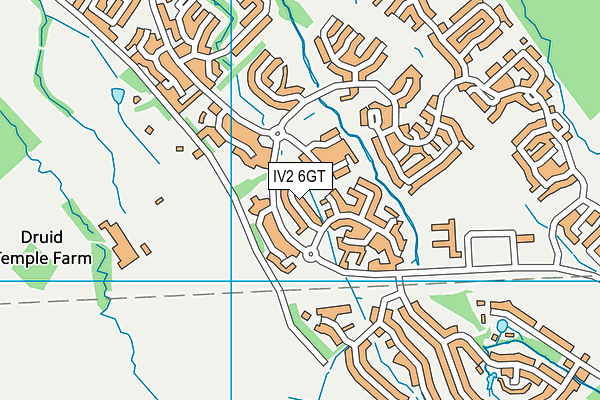 IV2 6GT map - OS VectorMap District (Ordnance Survey) IV2 6GT map - OS VectorMap District (Ordnance Survey)