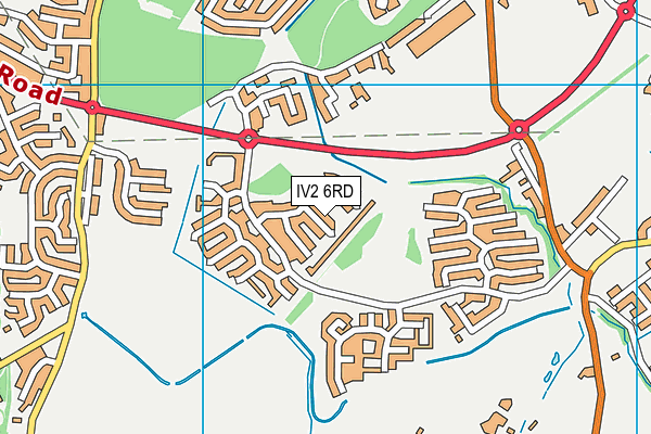 IV2 6RD map - OS VectorMap District (Ordnance Survey) IV2 6RD map - OS VectorMap District (Ordnance Survey)