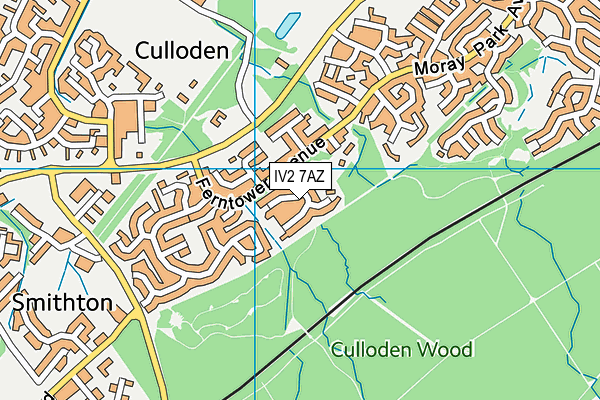 IV2 7AZ map - OS VectorMap District (Ordnance Survey) IV2 7AZ map - OS VectorMap District (Ordnance Survey)