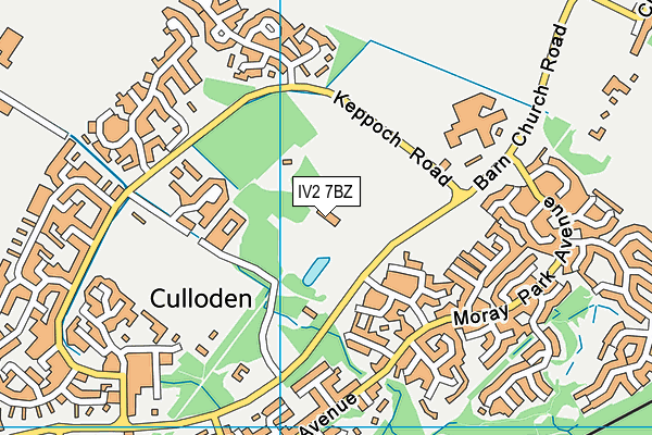 IV2 7BZ map - OS VectorMap District (Ordnance Survey) IV2 7BZ map - OS VectorMap District (Ordnance Survey)