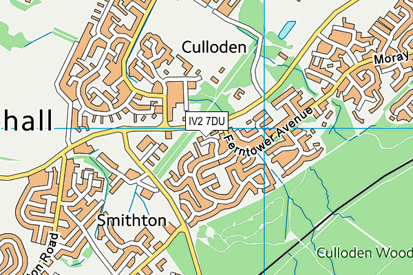 IV2 7DU map - OS VectorMap District (Ordnance Survey) IV2 7DU map - OS VectorMap District (Ordnance Survey)