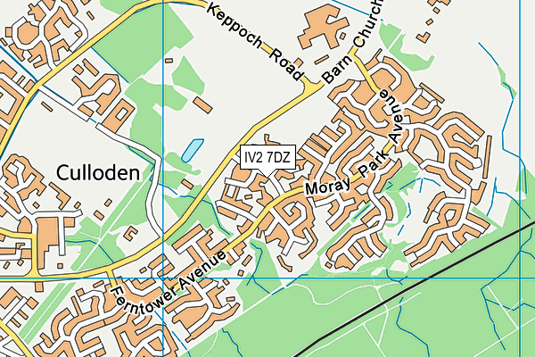 IV2 7DZ map - OS VectorMap District (Ordnance Survey) IV2 7DZ map - OS VectorMap District (Ordnance Survey)