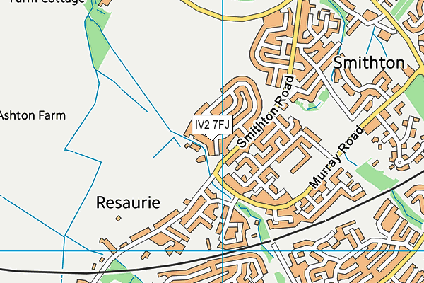 IV2 7FJ map - OS VectorMap District (Ordnance Survey) IV2 7FJ map - OS VectorMap District (Ordnance Survey)