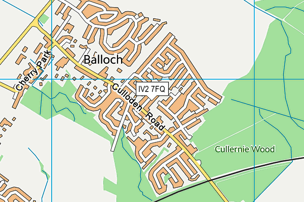 IV2 7FQ map - OS VectorMap District (Ordnance Survey) IV2 7FQ map - OS VectorMap District (Ordnance Survey)